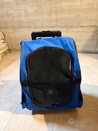 Trasportino trolley/zaino per cani e gatti