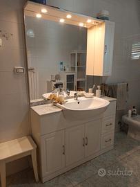 Mobile bagno con lavabo semi incasso
