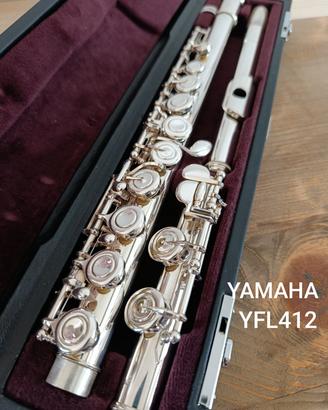 Flauto Traverso Yamaha YFL412 - Corpo in argento