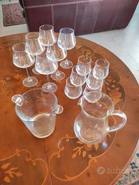 servizio da 6  acqua,vino , caraffa e portaghiacci