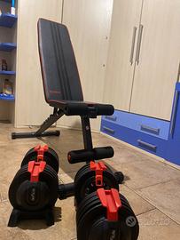 Set Palestra in Casa: Panca reclinabile e manubri