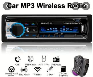 autoradio universale USB aux chiamate bluetooth 