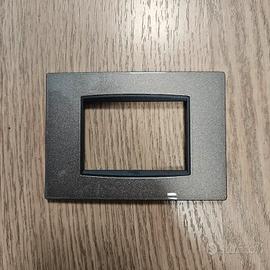 Placca Vimar Eikon 20653.08 Titanio Metal