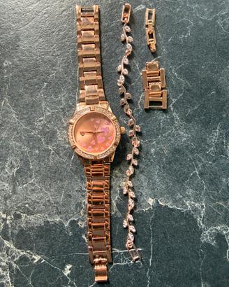 Orologio Auriol Rosa con Bracciale