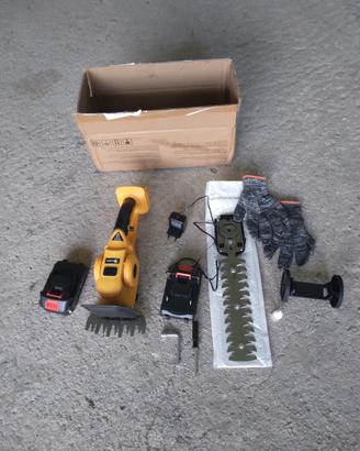 mini tosaerba da siepe senza filo 21 V
