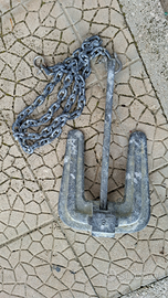 Ancora Hall 6 kg e catena