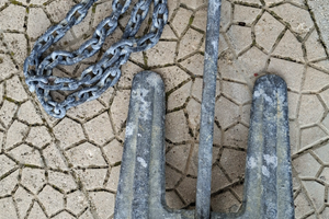 Ancora Hall 6 kg e catena