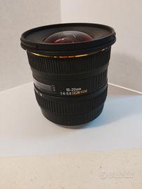 Sigma 10/20mm x Canon