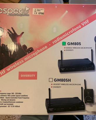 microfono wireless Bespeco GM805