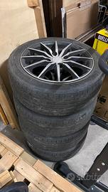 Cerhi in lega R15 Niu MATT BLACK serie M