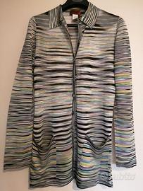 Cardigan Millerighe Missoni con collo