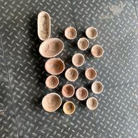 Lotto formelle ceramica vinatge mostarda budino
