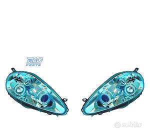 FARI PER FIAT GRANDE PUNTO 05-08 ANGEL EYES FONDO 
