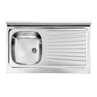 Lavello INOX mondial 90 cm