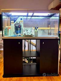 Acquario FERPLAST CAYMAN 110 SILVER 230L + mobile