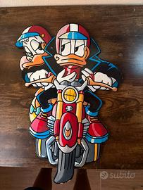 Quadro in legno paperino