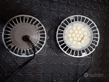 8 faretti osram usati 10 lampade led nuove 24v 