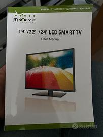 Tv 24 pollici LED SMART TV per camper