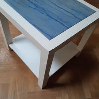 Tavolo basso legno/marmo azul bahia zona Trieste