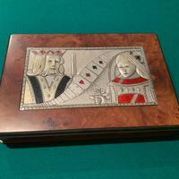 Scatola gioco in argento 925