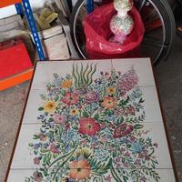 TAVOLINO DA CAFFE' DI  CERAMICA  DI VIETRI