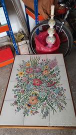 TAVOLINO DA CAFFE' DI  CERAMICA  DI VIETRI