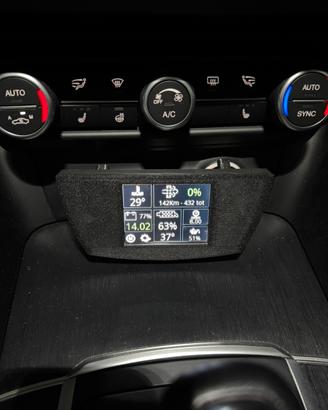 Display monitoraggio rigenerazioni Stelvio