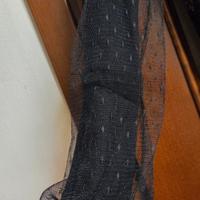 Abito nero twinset a pois in maglia tg. S