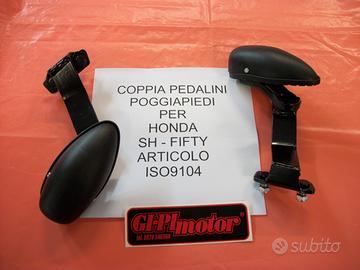 Poggiapiedi posteriori per honda