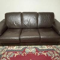 DIVANO LETTO 4 POSTI VERA PELLE