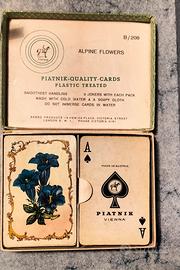 Carte da gioco vintage, ramino, canasta ecc