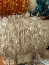 Bracciale Quarzo Ialino in pepita