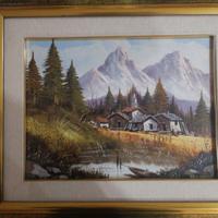 Quadro "Stella Alpina" del pittore Brancaccio Paol