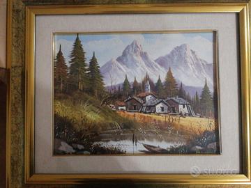 Quadro "Stella Alpina" del pittore Brancaccio Paol