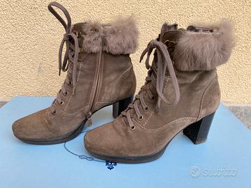 Stivale scamosciato Nero Giardini