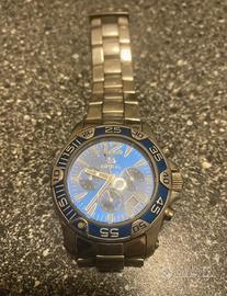 Breil cronografo quadrante e lunetta blu acciaio