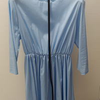 Vestito cotone azzurro