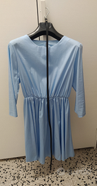 Vestito cotone azzurro