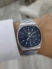 Seiko automatico cassa "TV dial " blu del 1980