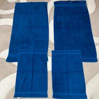 4 asciugamani Caleffi blu