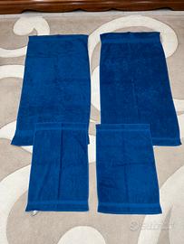 4 asciugamani Caleffi blu