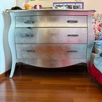 Cassettiera in foglie d’argento Santarossa