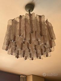 3 Lampadari Venini in vetro di Murano