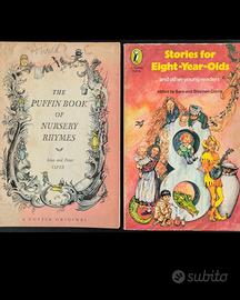 2 vintage Puffin books of children's stories