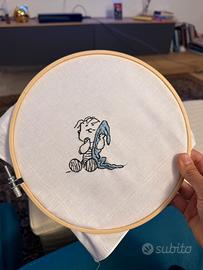 Fazzoletto con ricamo Linus