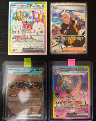 Lotto carte pokemon ita - set scintille folgoranti