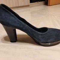 Scarpe décolleté donna blu.