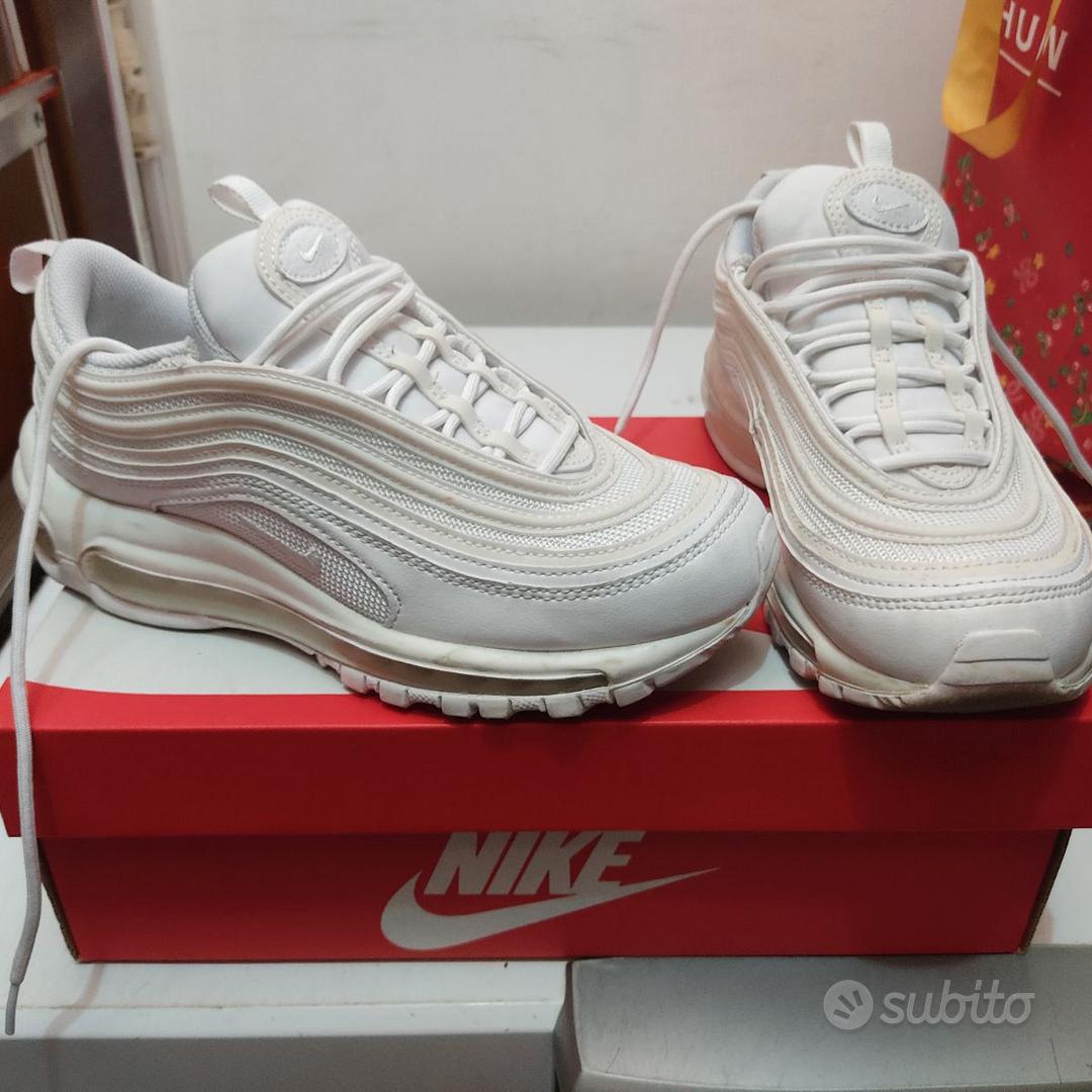 Nike air max 97 bianche indossate hotsell