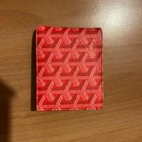 Portafoglio rosso goyard