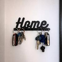 Portachiavi da parete “Home” – Bianco o Nero